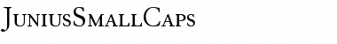 Download JuniusSmallCaps Regular Font Title Preview