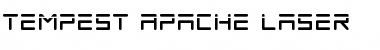 Download Tempest Apache Laser Regular Font Title Preview