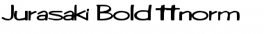 Download Jurasaki Bold Font Title Preview