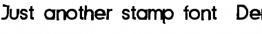 Download Just another stamp font - Demo Regular Font Title Preview