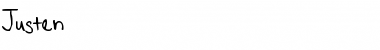 Download Justen Hand Font Title Preview