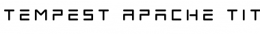 Download Tempest Apache Title Regular Font Title Preview