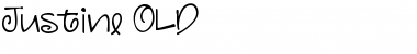 Download JustineOLD Regular Font Title Preview