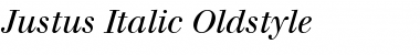 Download Justus ItalicOldstyle Font Title Preview