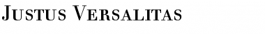 Download Justus Versalitas Font Title Preview