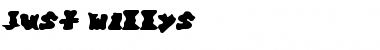 Download just_willys Regular Font Title Preview