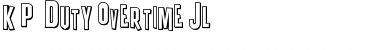 Download K.P. Duty Shadow JL Regular Font