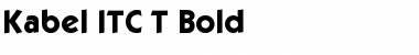 Download Kabel ITC T Bold Font