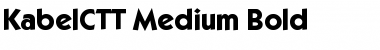 Download KabelCTT Medium Bold Font