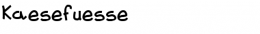 Download Kaesefuesse Regular Font