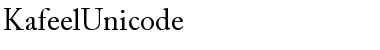 Download Kafeel Unicode Regular Font