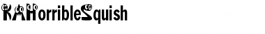 Download KAHorribleSquish Regular Font