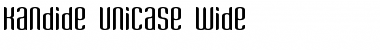Download Kandide Unicase Wide Regular Font