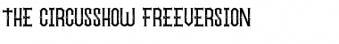 Download The Circus Show FreeVersion Regular Font