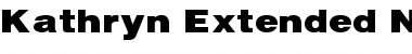 Download Kathryn-Extended Normal Font Title Preview