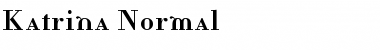 Download Katrina Regular Font Title Preview
