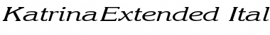 Download KatrinaExtended Italic Font