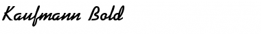 Download Kaufmann Bold Font Title Preview