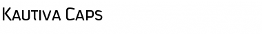 Download Kautiva Caps Regular Font Title Preview