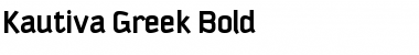 Download Kautiva Greek Bold Font