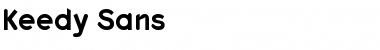 Download Keedy SansReg Font Title Preview