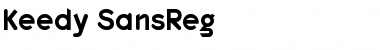 Download Keedy SansReg Font Title Preview