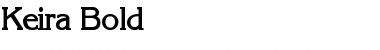 Download Keira Bold Font Title Preview