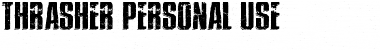 Download THRASHER Regular Font