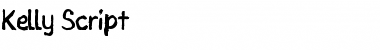 Download Kelly Script Regular Font Title Preview