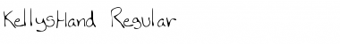 Download KellysHand Regular Font Title Preview
