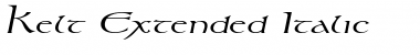 Download Kelt Extended Italic Font Title Preview