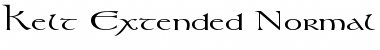 Download Kelt Extended Normal Font Title Preview