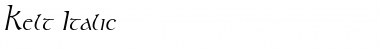 Download Kelt Italic Font Title Preview