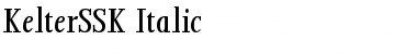 Download KelterSSK Italic Font Title Preview