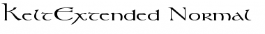 Download KeltExtended Normal Font Title Preview