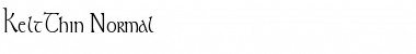 Download KeltThin Normal Font Title Preview