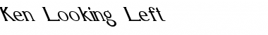 Download Ken Looking Left Regular Font Title Preview