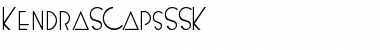 Download KendraSCapsSSK Regular Font Title Preview