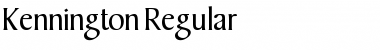 Download Kennington Regular Font Title Preview