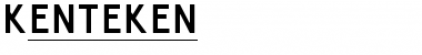 Download Kenteken Regular Font Title Preview