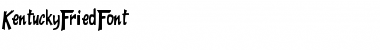 Download KentuckyFriedFont Regular Font Title Preview