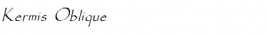 Download Kermis Oblique Font Title Preview