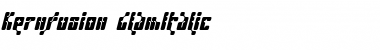 Download Kernfusion Italic Font Title Preview