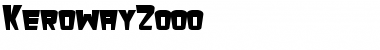 Download Keroway2000 Regular Font Title Preview
