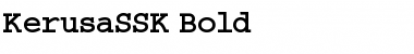 Download KerusaSSK Bold Font Title Preview