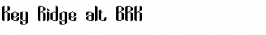 Download Key Ridge alt BRK Normal Font Title Preview