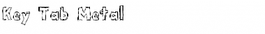Download Key Tab Metal Outlined Font Title Preview