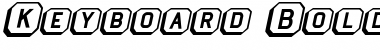 Download Keyboard BoldItalic Font Title Preview