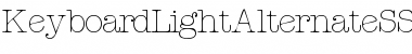 Download KeyboardLightAlternateSSK Regular Font Title Preview