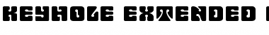 Download KeyholeExtended Normal Font Title Preview